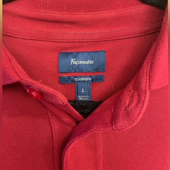 Great Condition Faconnable Long Sleeve Polo - Picture 3 of 4